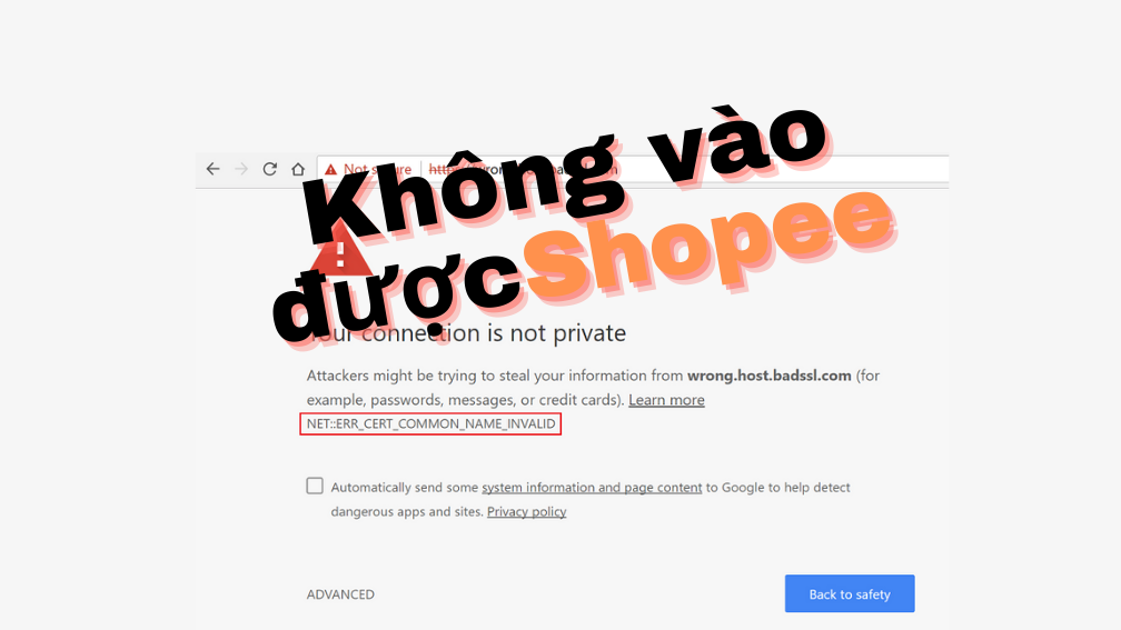 Sửa lỗi máy tính của bạn không truy cập được vào Shopee.vn và rất nhiều trang web khác hoặc không dùng được GoSeller
